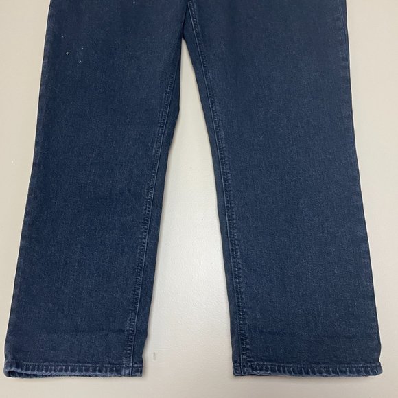 Paige Black Quartz Noella Straight Leg Boyfriend Jeans Women's 32 Stretch Denim - Picture 6 of 11